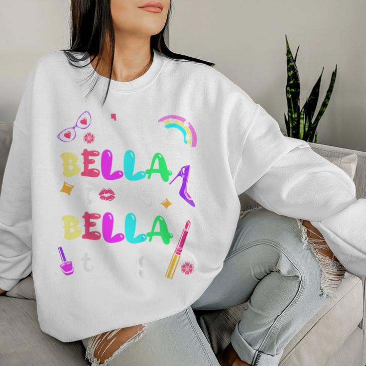 Youth I'm Bella Doing Bella Things Cute Girls Personalized Name Women Sweatshirt Gifts for Her