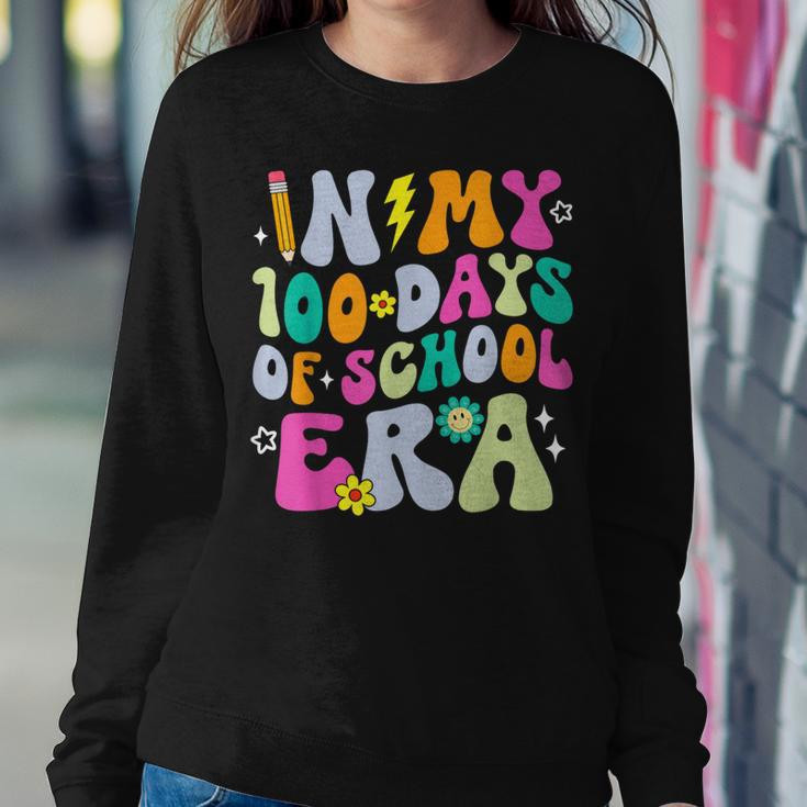 100Th Day Of School Teacher Kid In My 100 Days Of School Era Women Sweatshirt Unique Gifts