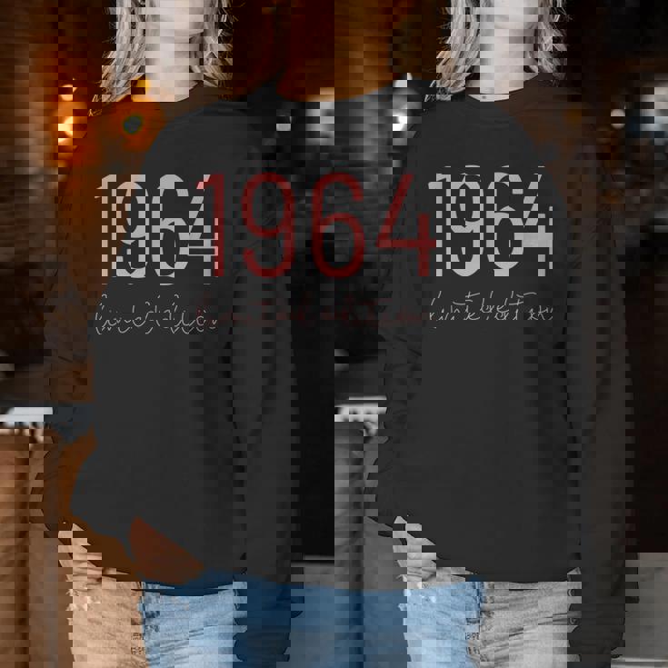 1964 Birthday For Born In 1964 Limited Edition Women Sweatshirt Personalized Gifts