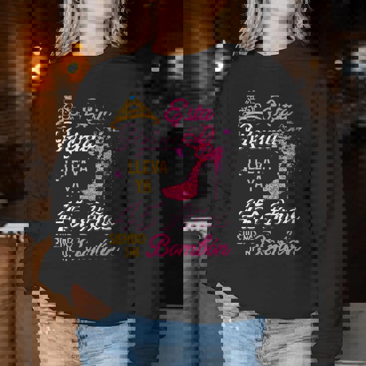 Camiseta Cumpleaños 65 Años Mujer - Diseño Divertido 'Esta Reina Lleva 65 Años Siendo Un Bombón'