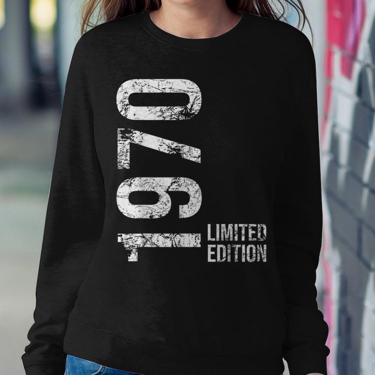 53Th Birthday 53 Years Man Woman Retro Vintage 1970 Women Sweatshirt Unique Gifts