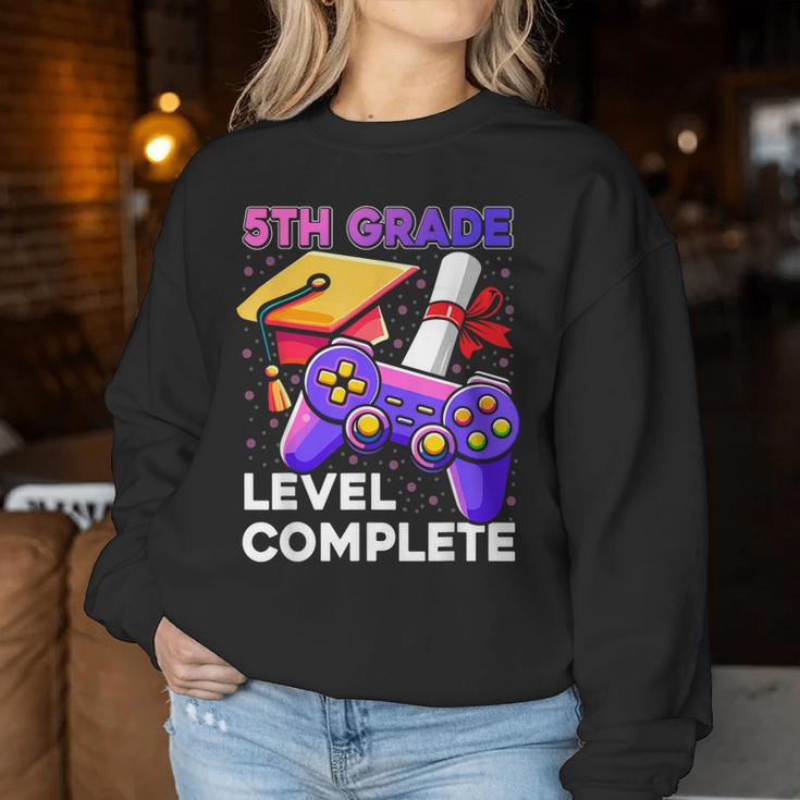 5Th Grade Level Complete Graduation 5Th Grade End Of School Women Sweatshirt Unique Gifts