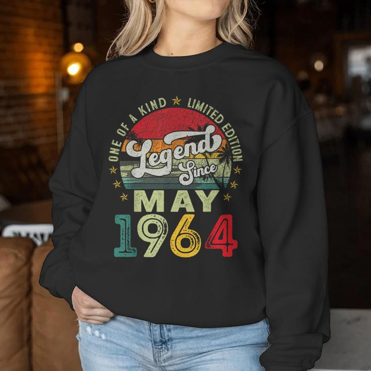 60 Years Old Vintage May 1964 60Th Birthday Women Women Sweatshirt Unique Gifts