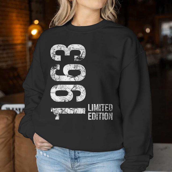 61St Birthday 61 Years Old Man Woman Vintage 1963 Women Sweatshirt Unique Gifts