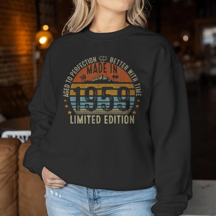 65Th Birthday Vintage 1959 Limited Edition Women Sweatshirt Unique Gifts