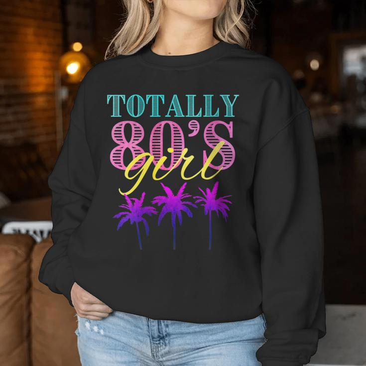 80'S Girl Birthday Party Costume Retro Vintage Women Women Sweatshirt Unique Gifts