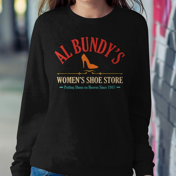 Al Bundy's Women's Shoe Store Putting Shoes Vintage Women Sweatshirt Funny Gifts
