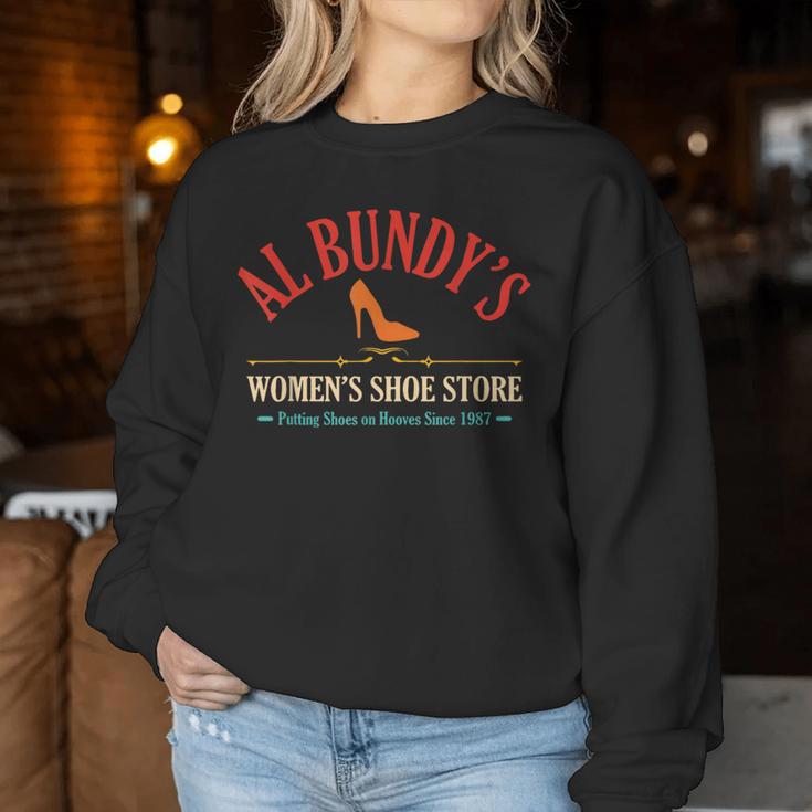 Al Bundy's Women's Shoe Store Putting Shoesintage Sweatshirt Frauen Lustige Geschenke