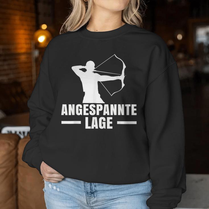 Archery Archery Women Sweatshirt Frauen Lustige Geschenke