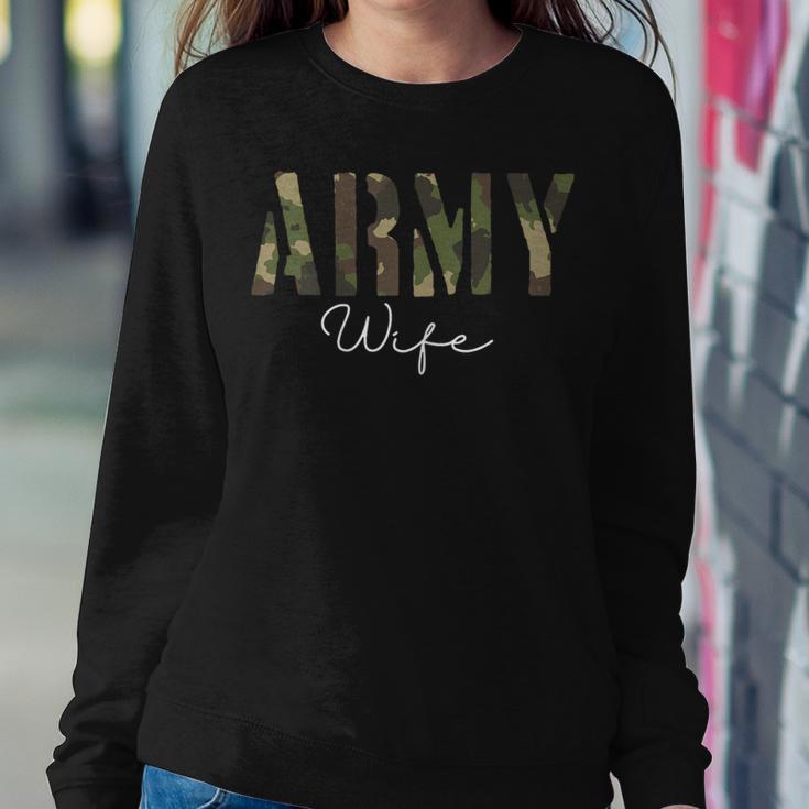 Army Wife Military Soldier Veteran Wife Women Sweatshirt Unique Gifts