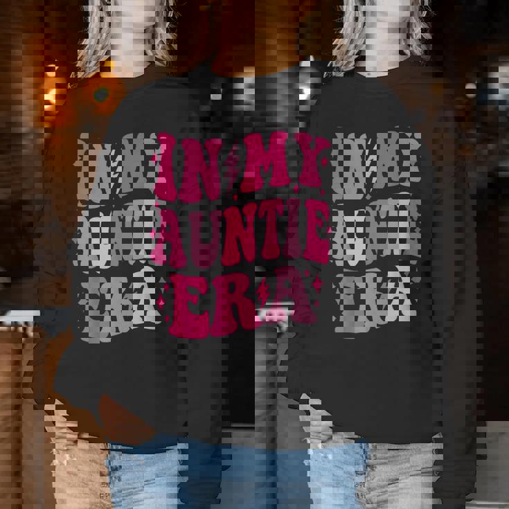 In My Auntie Era Aunt Era Mother's Day Women Sweatshirt Personalized Gifts