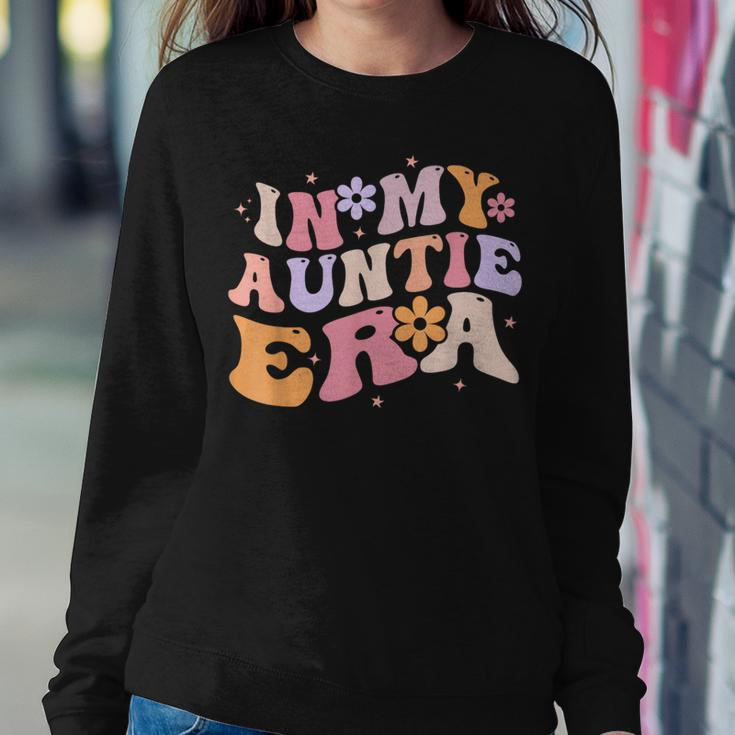 In My Auntie Era Baby Announcement For Aunt Mother's Day Women Sweatshirt Unique Gifts