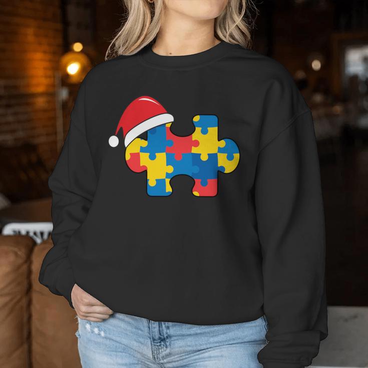 Autismus-Weihnachtsdekoration Geschenk Baum-Puzzle Mama Papa Sweatshirt Frauen Lustige Geschenke