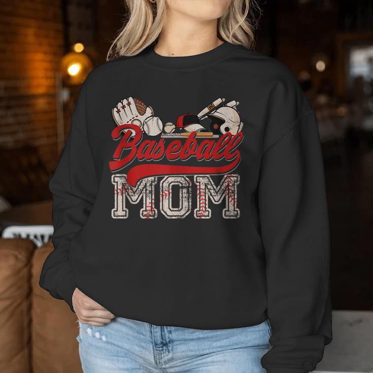 Ball Mama Baseball Softball Mama Damen Sweatshirt Frauen Lustige Geschenke