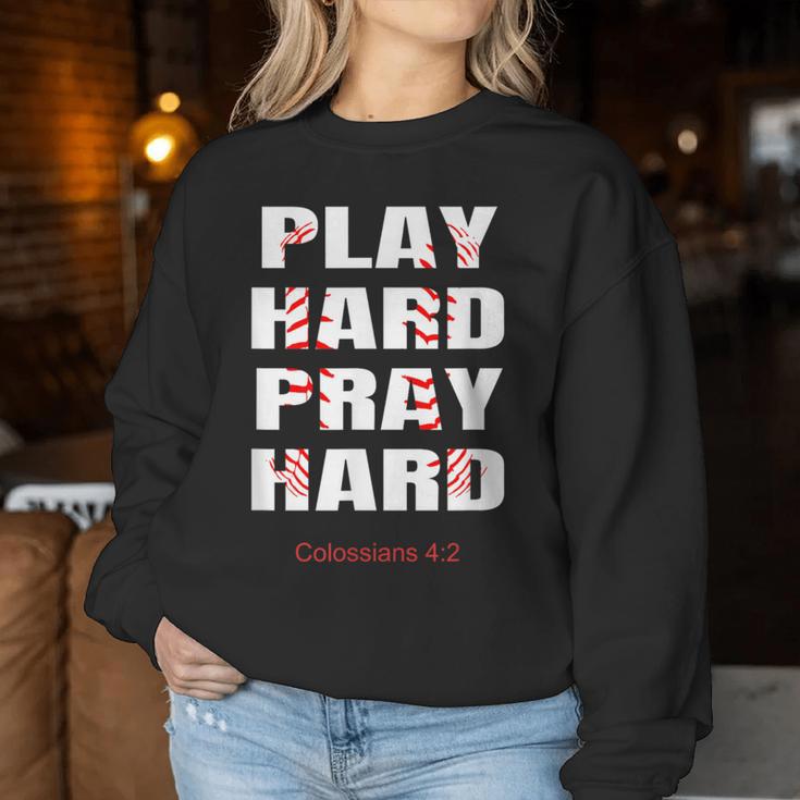 Baseball Player Christian Athletic Wear Bible Verses Athlete Women Sweatshirt Unique Gifts