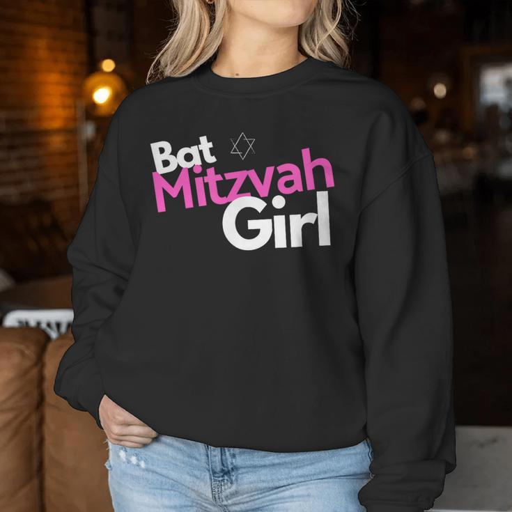 Bat Mitzvah Girl Jewish Girl Bat Mitzvah Women Sweatshirt Unique Gifts