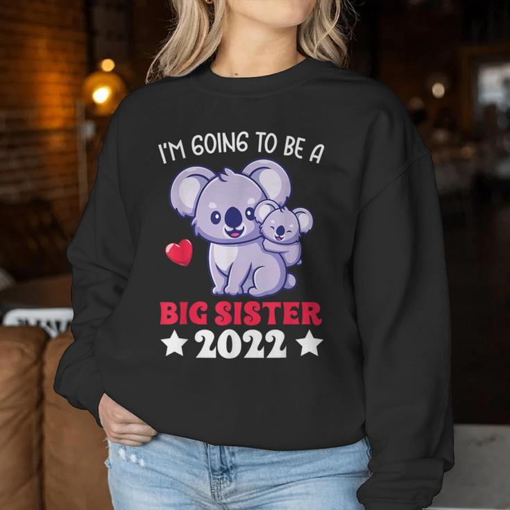 Become Big Sister 2022 Koala Women Sweatshirt Unique Gifts