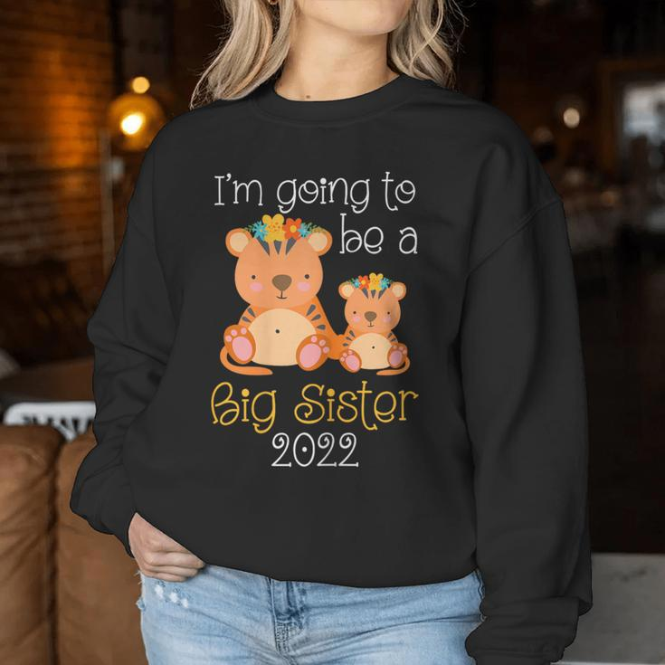 Become Big Sister 2022 Big Sis 22 Women Sweatshirt Unique Gifts