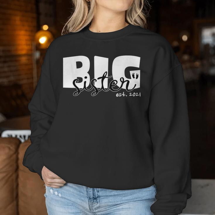 Becoming A Big Sister Soon To Be A Big Sister Women Sweatshirt Unique Gifts
