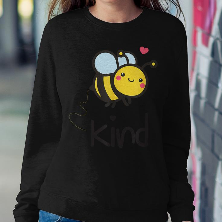 Bee Kind Bumble Bee Anti Bullying Teacher Kindness Matters Women Sweatshirt Unique Gifts