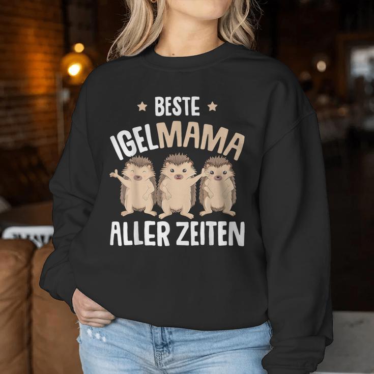 Beste Hedgehog Mama Aller Zeiten Women's Sweatshirt Frauen Lustige Geschenke