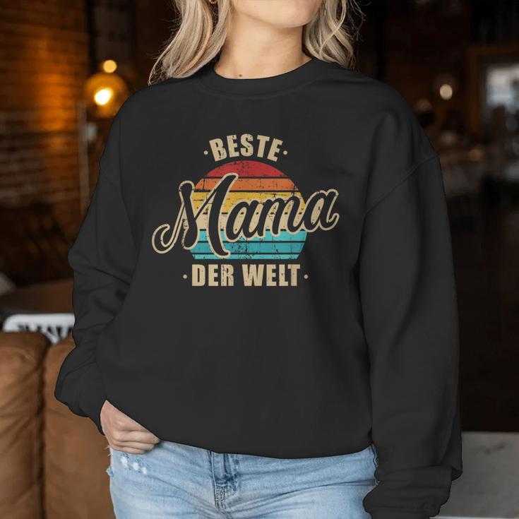 Beste Mama Der Weltintage Retro Sweatshirt Frauen Lustige Geschenke