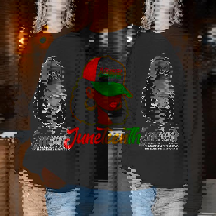 Black Junenth Remembering My Ancestors Women Sweatshirt Unique Gifts