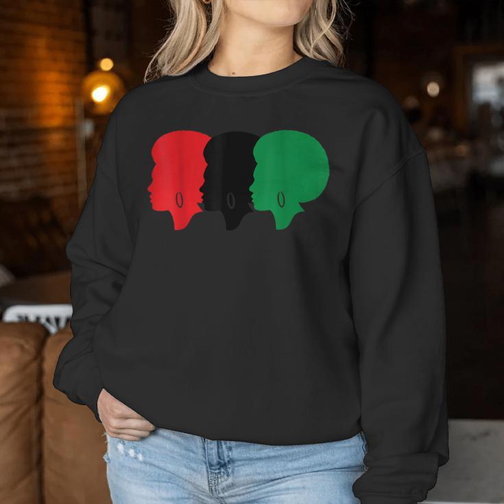 Black Pride Clothing Pan African Flag Afro 4 & Women Women Sweatshirt Unique Gifts