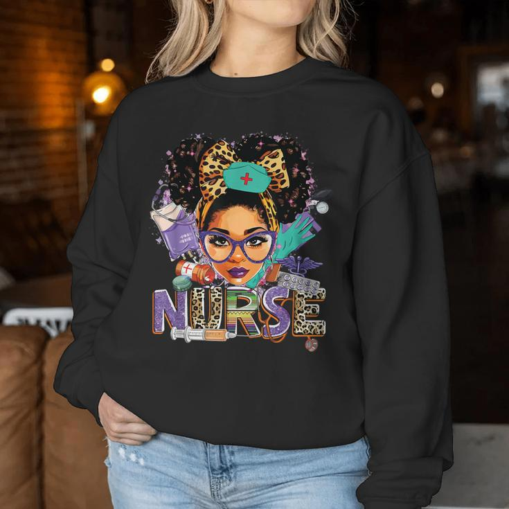 Black Strong Nurse Afro Love Melanin African American Women Women Sweatshirt Personalized Gifts