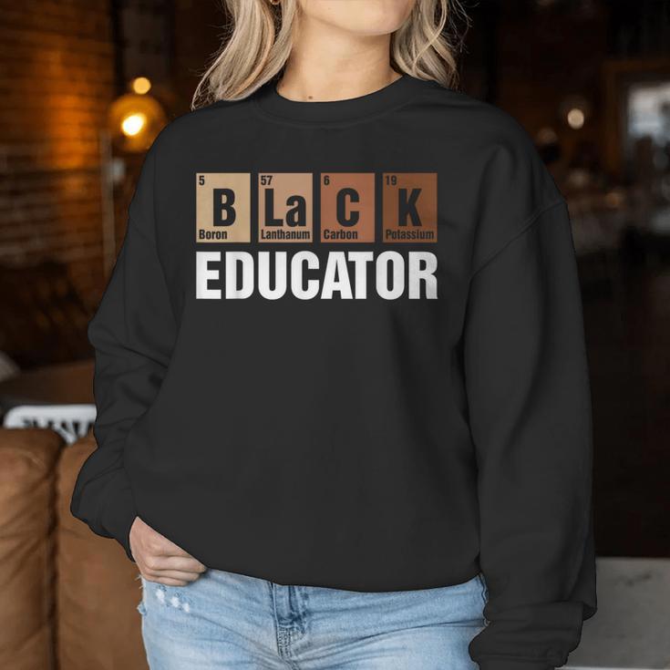 Black Teacher African American Education Black History Month Women Sweatshirt Unique Gifts