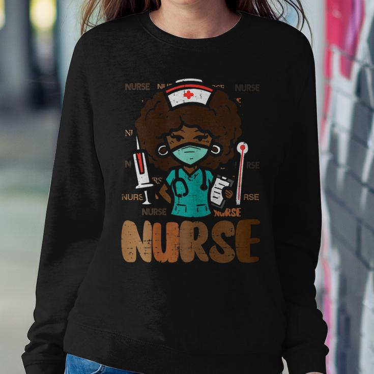 Black History Afro Nurse African Nursing Scrub Top Women Women Sweatshirt Unique Gifts