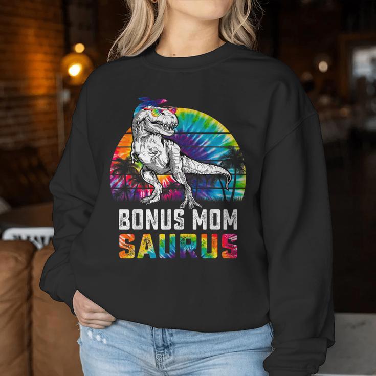 Bonus MomsaurusRex Dinosaurier Bonus Mama Saurus Familie Sweatshirt Frauen Lustige Geschenke