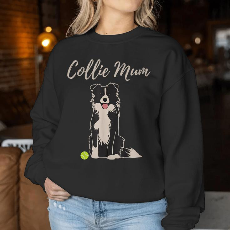 Border Collie Mum Merch For Cute Border Collie Dog Mum Women Sweatshirt Funny Gifts
