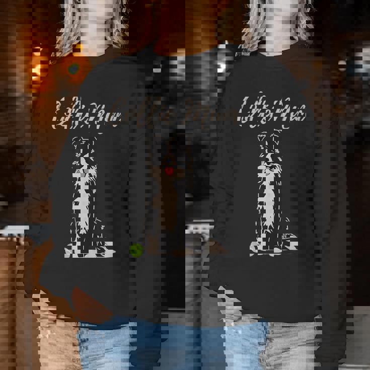Border Collie Mum Merch For Cute Border Collie Dog Mum Women Sweatshirt Personalized Gifts