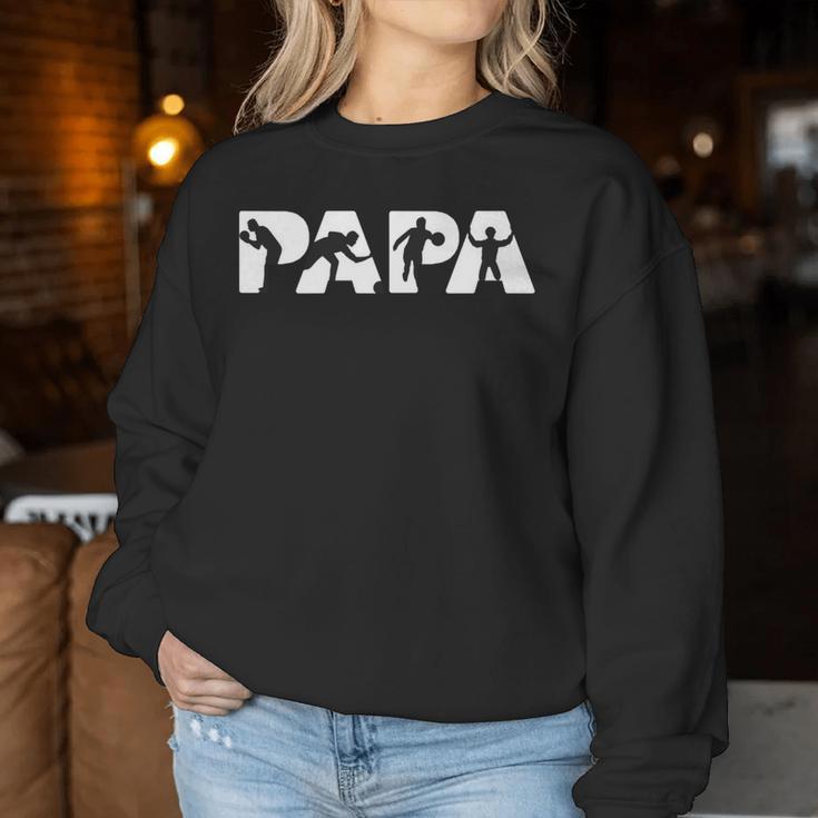 Bowling-Papa Lustiger Papa Bowlerater Geschenk Sweatshirt Frauen Lustige Geschenke