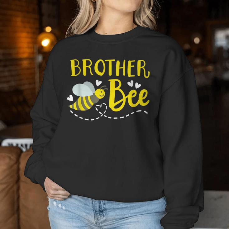 Brother Bee Cute Beekeeping Birthday Party Matching Family Women Sweatshirt Personalized Gifts