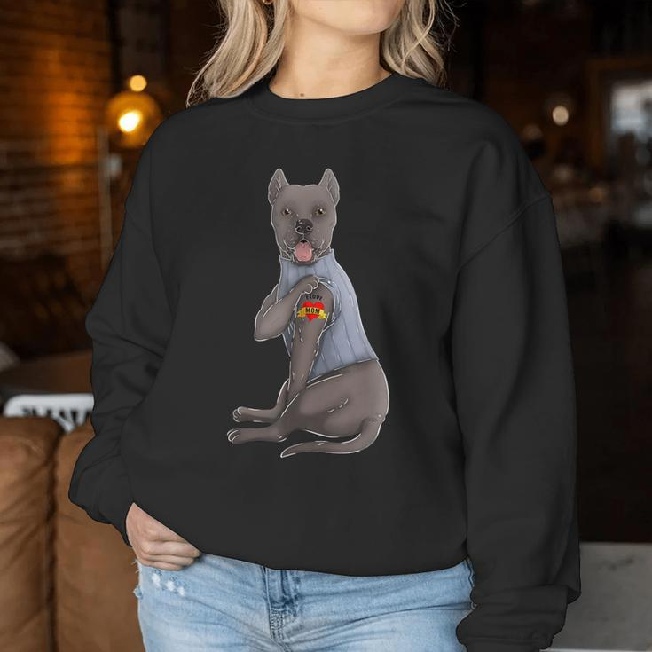 Cane Corso I Love Mom Tattoo Dog Mother's Day Women Sweatshirt Unique Gifts