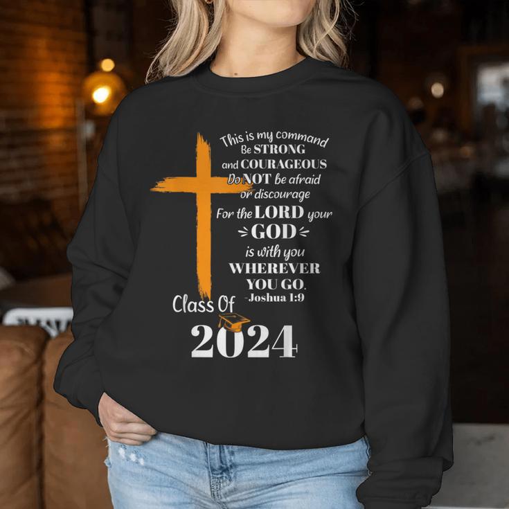 Class Of 2024 Christian Graduation Senior Graduate Women Sweatshirt Unique Gifts