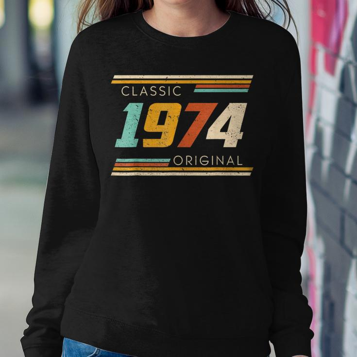 Classic 1974 Original ForWomen Sweatshirt Funny Gifts