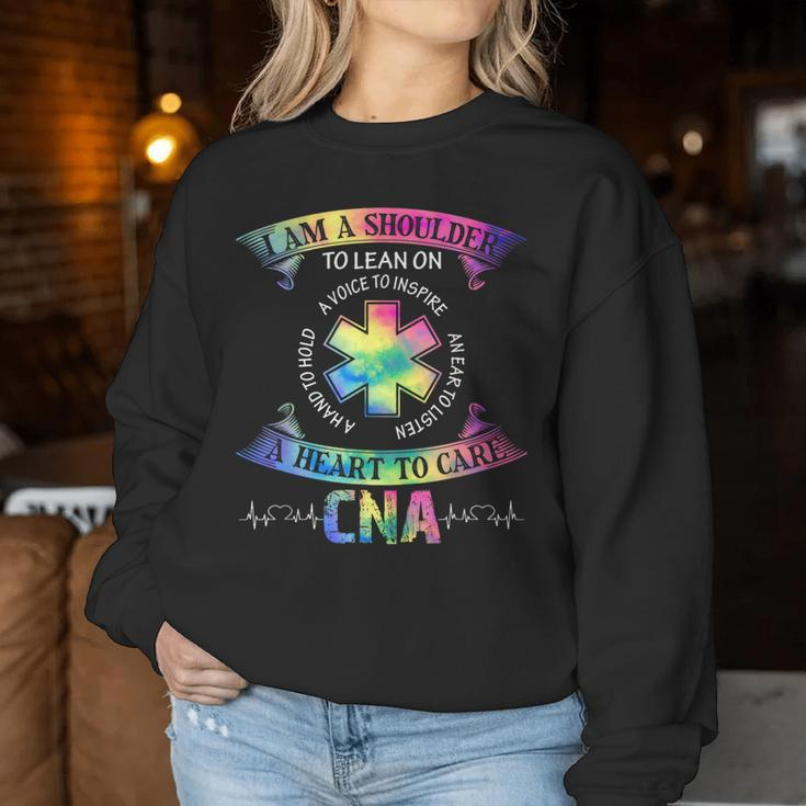 Cna Squad Appreciation Day Tie Dye For For Work Women Sweatshirt Personalized Gifts
