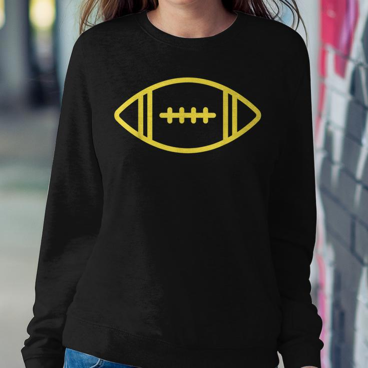 Cool Gold Football For Men Women Boys & Girls Women Sweatshirt Unique Gifts