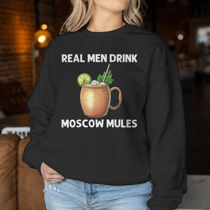Cool Moscow Mule For Dad Vodka Cocktail Bartender Women Sweatshirt Unique Gifts
