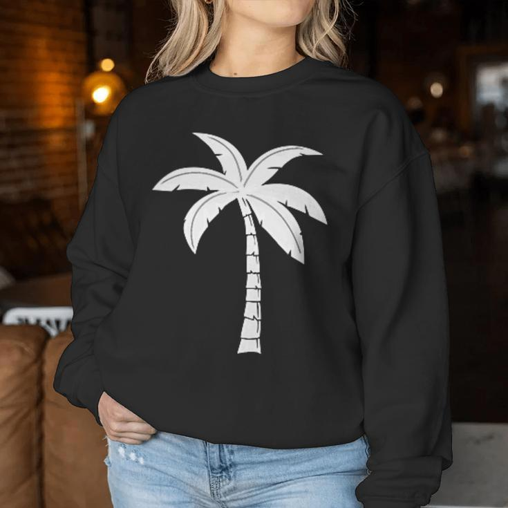 Cool Summer Vacation Beach Palm Tree Women Sweatshirt Funny Gifts