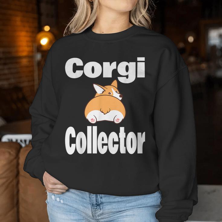 Corgi Collector Lustiger Tierliebhaber Hundebesitzer Mama Papa Humor Sweatshirt Frauen Lustige Geschenke