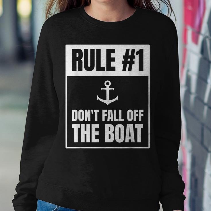 Cruise Rule 1 Don't Fall Off The Boat Women Sweatshirt Unique Gifts
