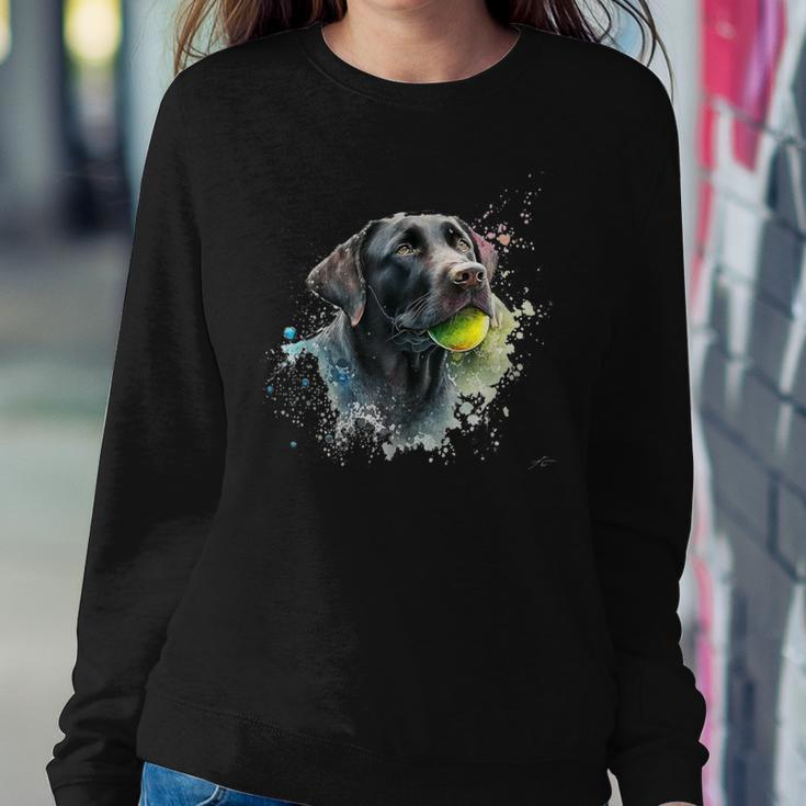 Cute Black Lab Black Labrador Retriever Puppy Dog Mom Animal Women Sweatshirt Personalized Gifts