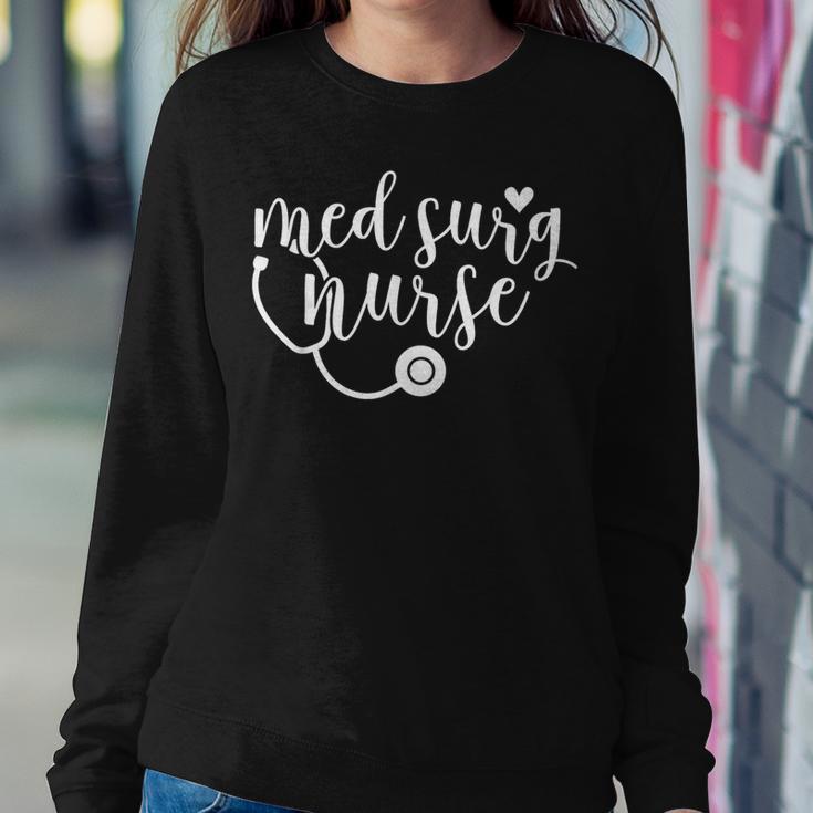 Cute Med Surg Nurse Medical Surgical Nurse Rn Women Sweatshirt Unique Gifts