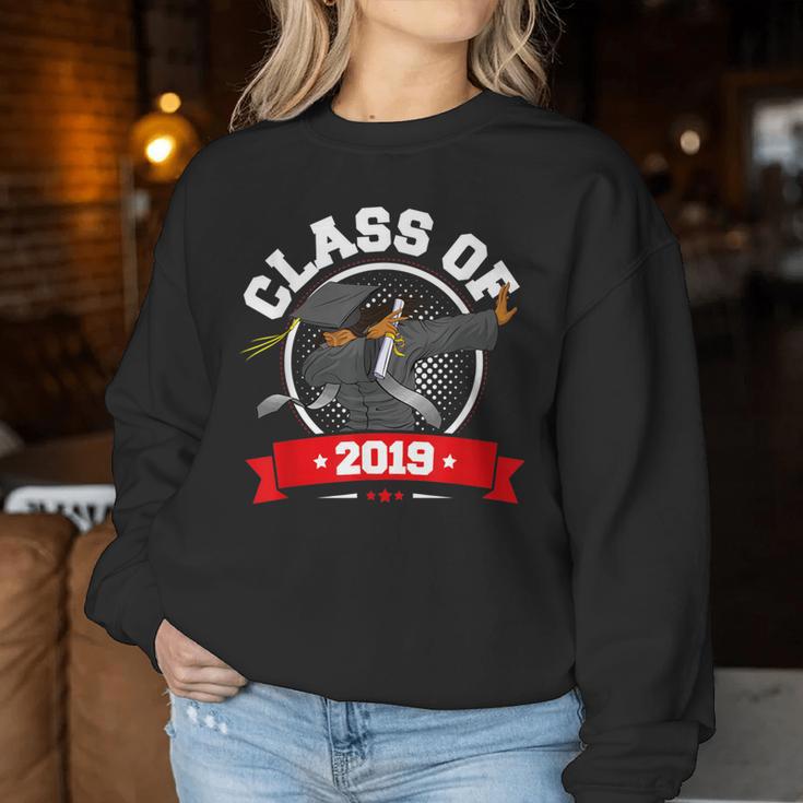 Dabbing Graduation Class Of 2019 Black Women Sweatshirt Unique Gifts