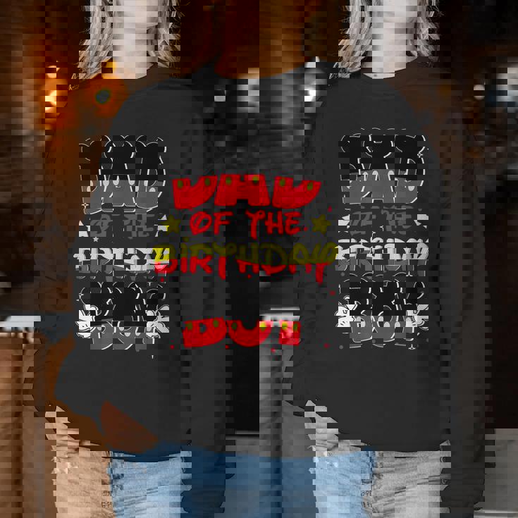 Dad And Mom Birthday Boy Mouse Family Matching Women Sweatshirt Funny Gifts