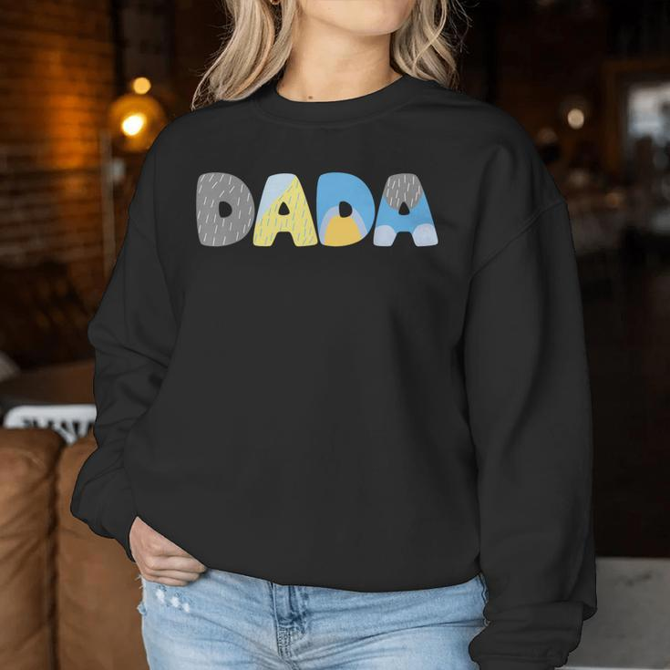 Dad And Mom Dada Birthday Boy Dog Family Matching Women Sweatshirt Unique Gifts
